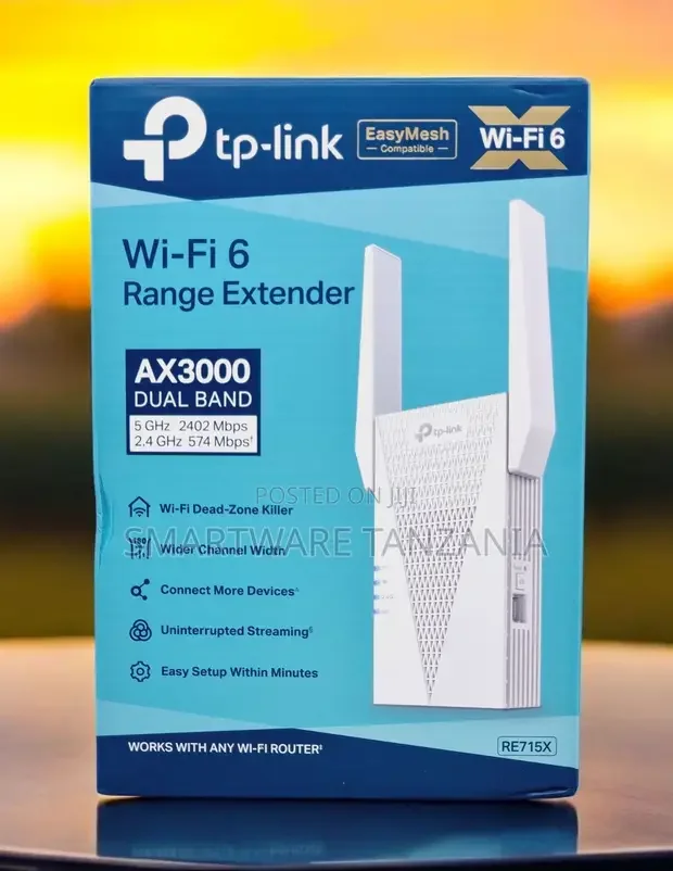 TP-Link RE715X AX3000 Wi-Fi 6 Range Extender - Buy in Dar es Salaam, Tanzania | Smartware