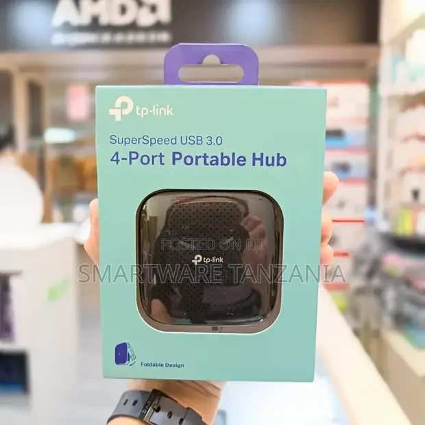 Tp-Link Superspeed Usb 3.0 4-Port Portable Hub Foldable Compact