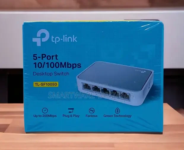 Tp-Link Tl-Sf1005d 5-Port 10100mbps Fanless Desktop Switch