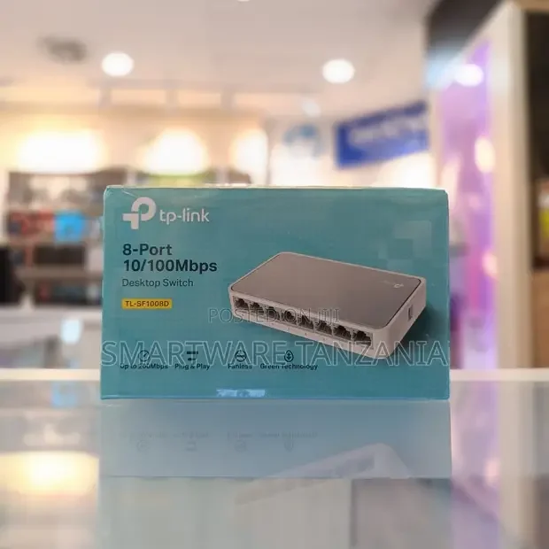 Tp-Link Tl-Sf1008d 8-Port Fast Ethernet Desktop Switch Plug Play