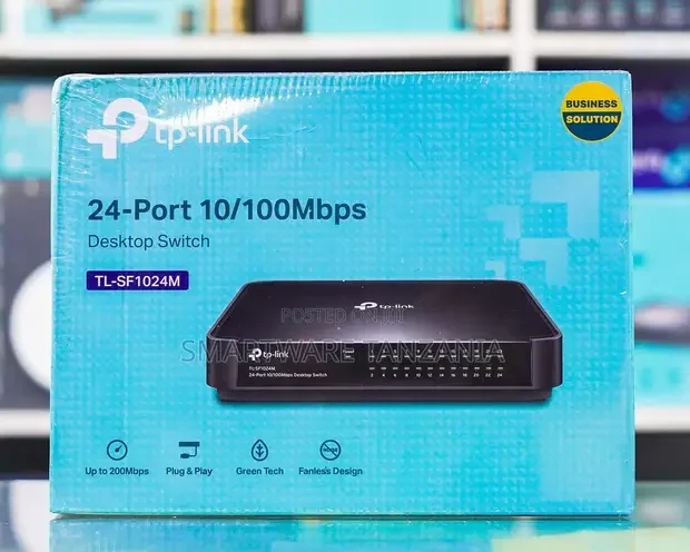 Tp-link Tl-sf1024m 24-port 10100mbps Fanless Desktop Switch