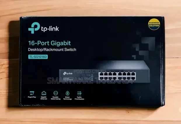 TP-Link TL-SG1016D 16-Port Gigabit Switch - Buy in Dar es Salaam, Tanzania | Smartware