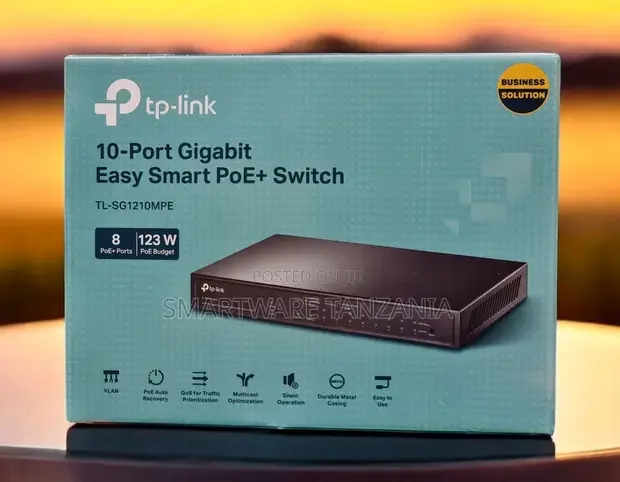TP-Link TL-SG1210MPE 10-Port Gigabit PoE+ Switch - Buy in Dar es Salaam, Tanzania | Smartware
