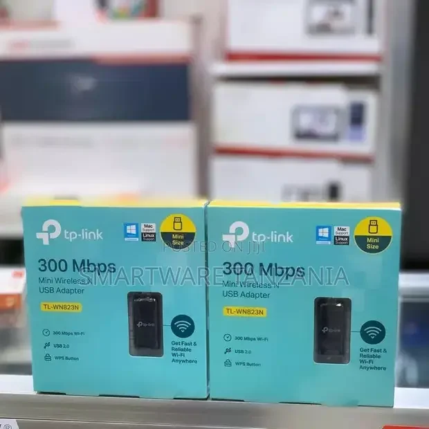 TP-LINK TL-WN823N USB Wireless Adapter - N300, Single-band