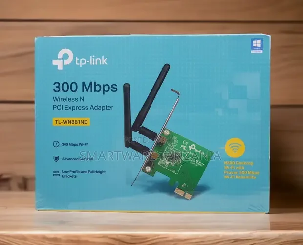 TP-Link TL-WN881ND 300Mbps Wireless N PCIe Adapter - Buy in Dar es Salaam, Tanzania | Smartware