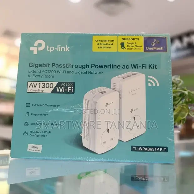 Tp-Link Tl-Wpa8631p Kit, an Av1300 Gigabit Passthrough Powerline