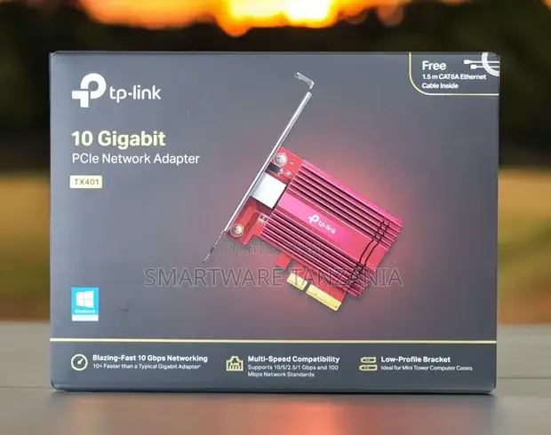 TP-Link TX401 10 Gigabit PCIe Network Adapter - Buy in Dar es Salaam, Tanzania | Smartware