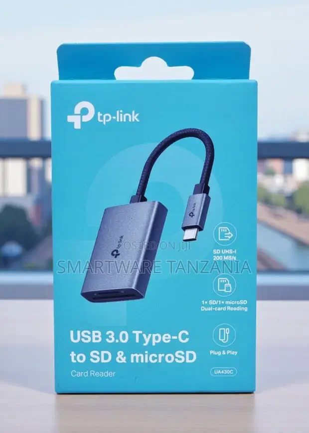 TP-Link USB-C to SD/microSD Card Reader 200MB/s - Buy in Dar es Salaam, Tanzania | Smartware
