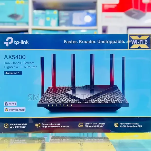 TP-Link WiFi 6 Router (Archer AX73) - Buy in Dar es Salaam, Tanzania | Smartware