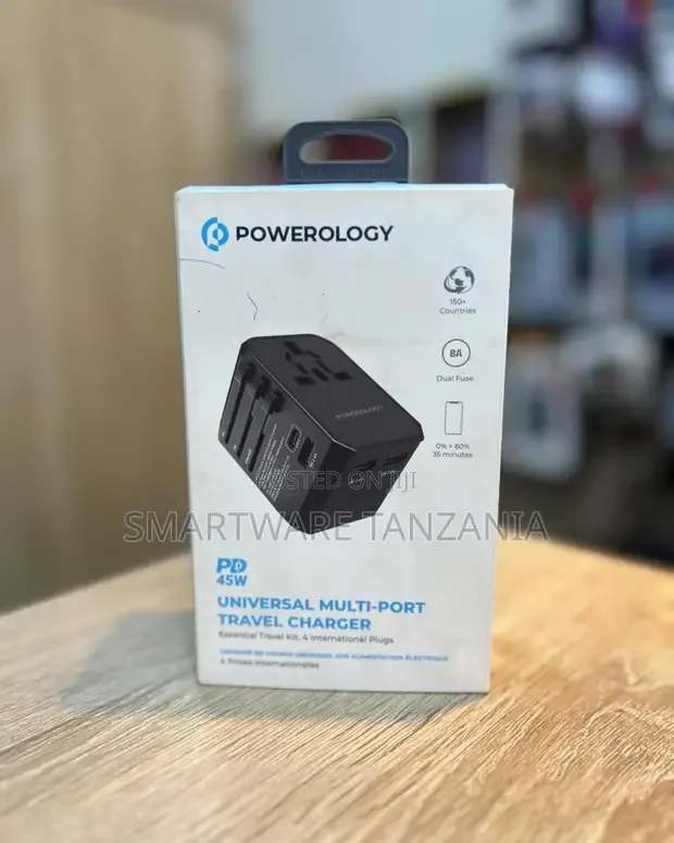 Universal Travel Adapter with Type C - Buy in Dar es Salaam, Tanzania | Smartware