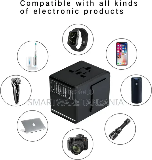 Travel Adapter Worldwide International Power Converter - Buy in Dar es Salaam, Tanzania | Smartware