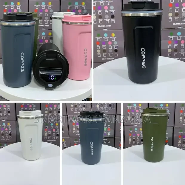 Travel Coffee Cup 500ml Stainless Steel Water Cup Spillproof - Buy in Dar es Salaam, Tanzania | Smartware
