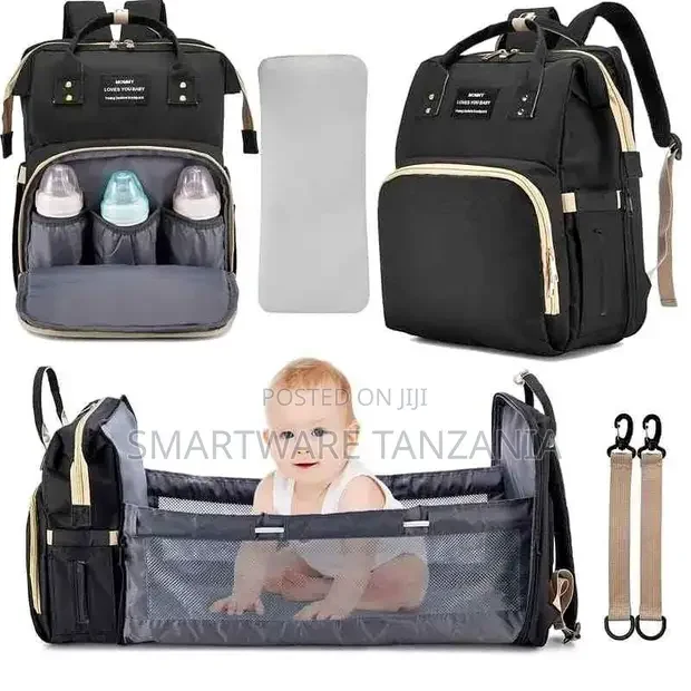 Travel Portable Baby Bed Diaper Bag Backpack With USB - Buy in Dar es Salaam, Tanzania | Smartware