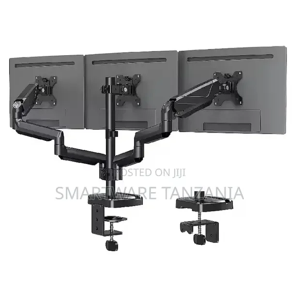 Triple Monitor Mount Screens Up to 27 - Buy in Dar es Salaam, Tanzania | Smartware
