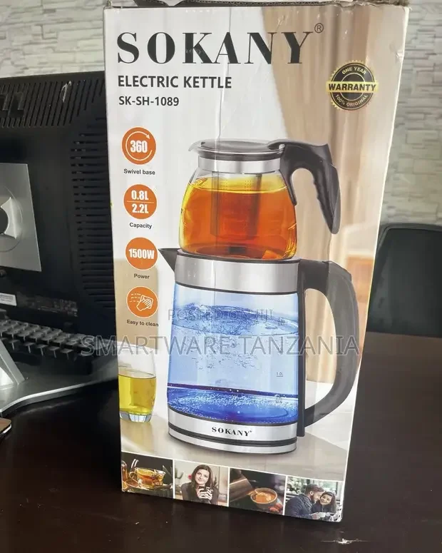 Turkish Teapot 0.5l+2.2l Tea Maker + Electric Kettle