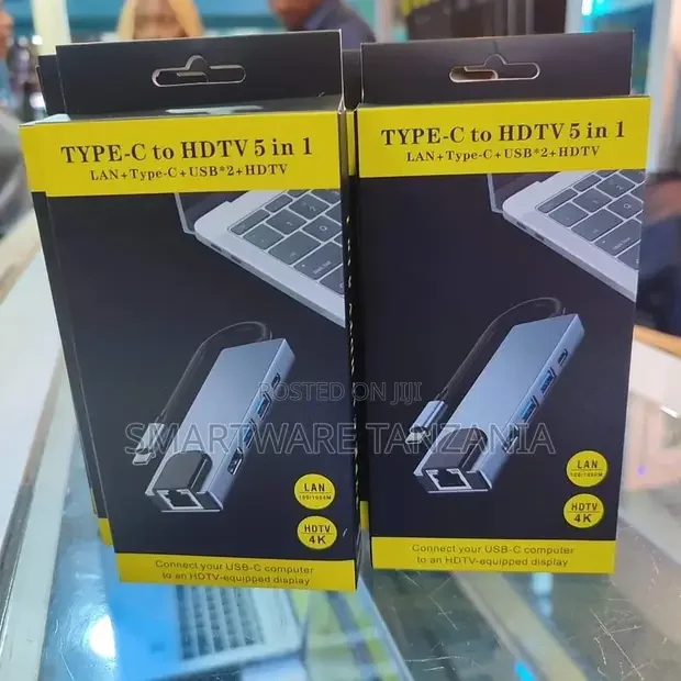 Type C To HDMI 1000M Gigabit Ethernet Lan Rj45 Cable Hub