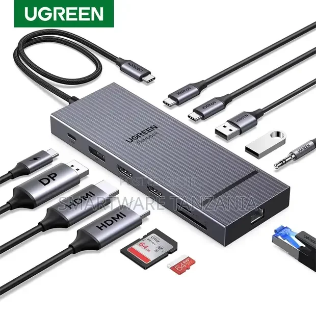 UGREEN 12 in 1 Triple Docking Station - Buy in Dar es Salaam, Tanzania | Smartware