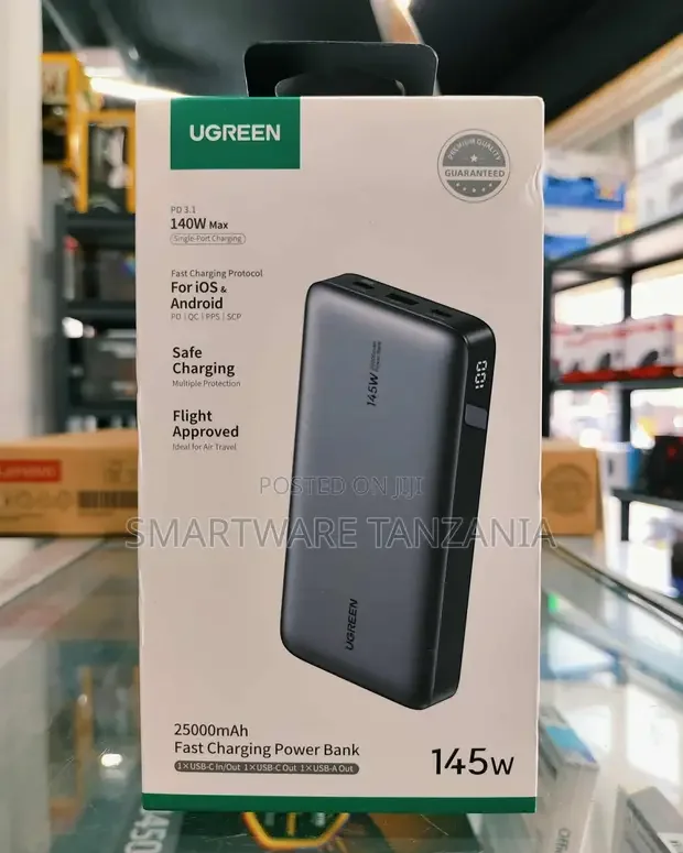Ugreen 145W 25000mAh PD3.1 Fast Charging Power Bank - Buy in Dar es Salaam, Tanzania | Smartware