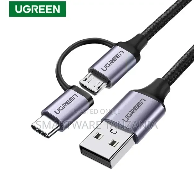 UGREEN 2-in-1 USB-C and Micro USB Cable - Buy in Dar es Salaam, Tanzania | Smartware