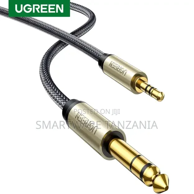 Ugreen 3.5mm to 6.35mm Adapter Aux Cable 18 to 14 Nylon Braid