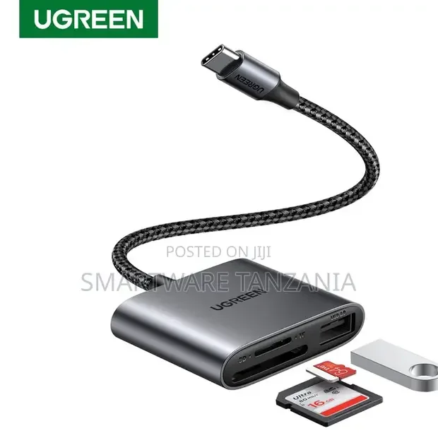 UGREEN 3 in 1 USB C SD Card Reader - Buy in Dar es Salaam, Tanzania | Smartware