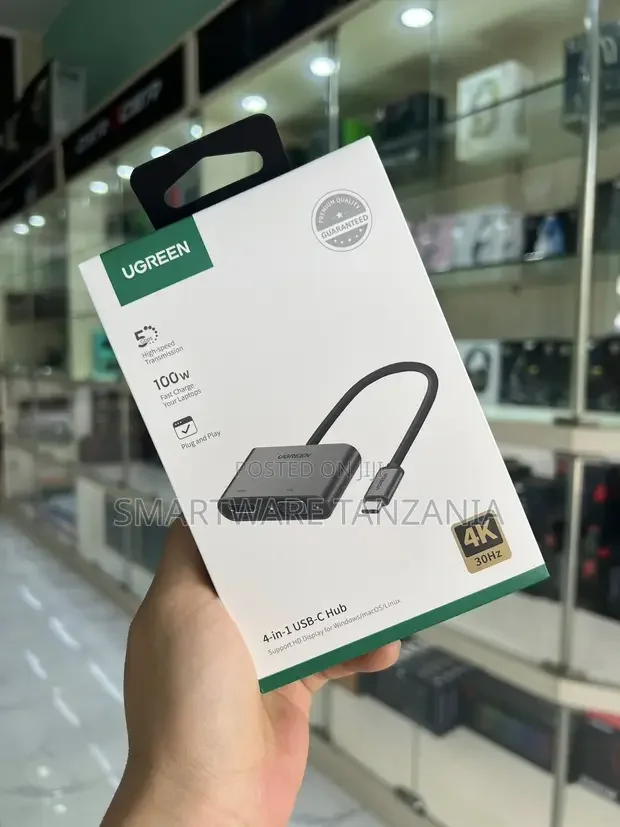 Ugreen 4-in-1 Hub Multiport Adapter - Buy in Dar es Salaam, Tanzania | Smartware