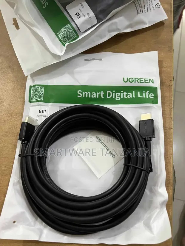Ugreen 5m HDMI Cable Braided High Speed 18Gbps - Buy in Dar es Salaam, Tanzania | Smartware