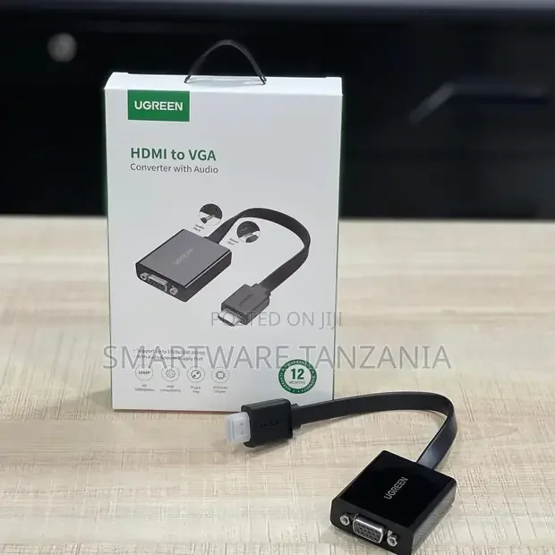 Ugreen HDMI to VGA Adapter with Audio - Buy in Dar es Salaam, Tanzania | Smartware