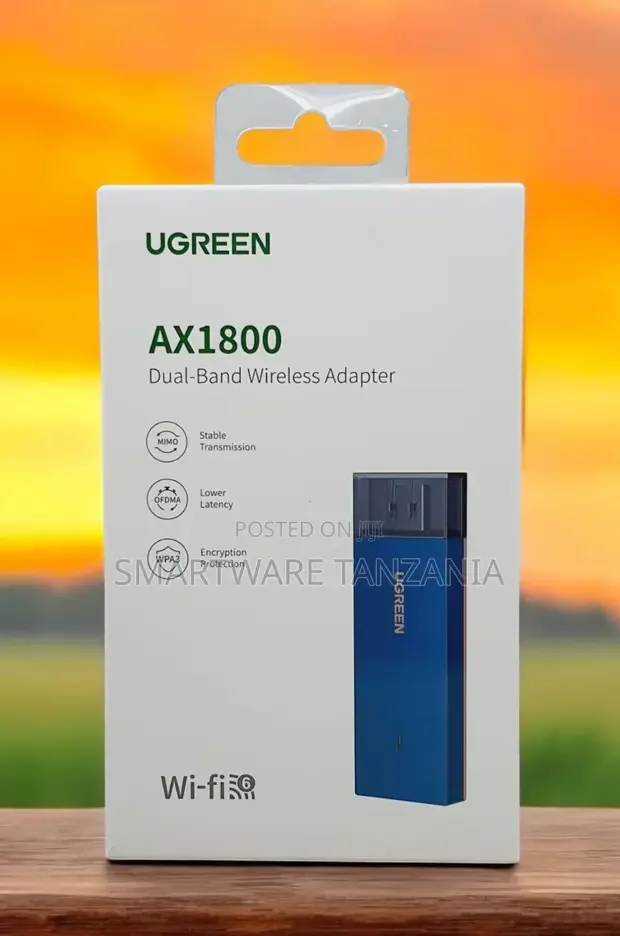 Ugreen AX1800 Wifi Adapter Wifi6 USB3.0 5G 2.4G - Buy in Dar es Salaam, Tanzania | Smartware