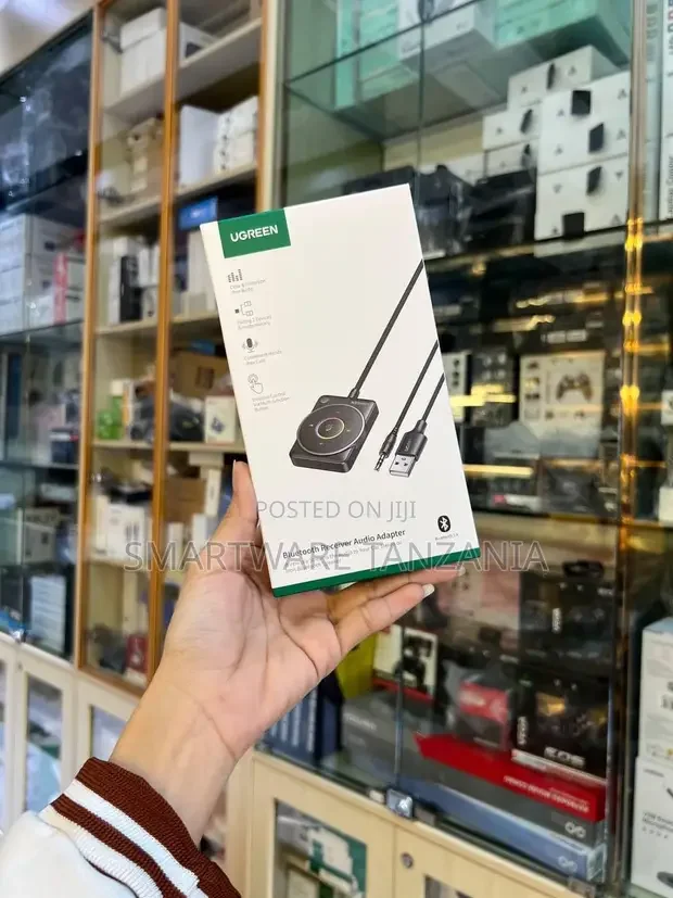 Ugreen Bluetooth 5.4 Car Receiver Adapter Noise Cancellation - Buy in Dar es Salaam, Tanzania | Smartware