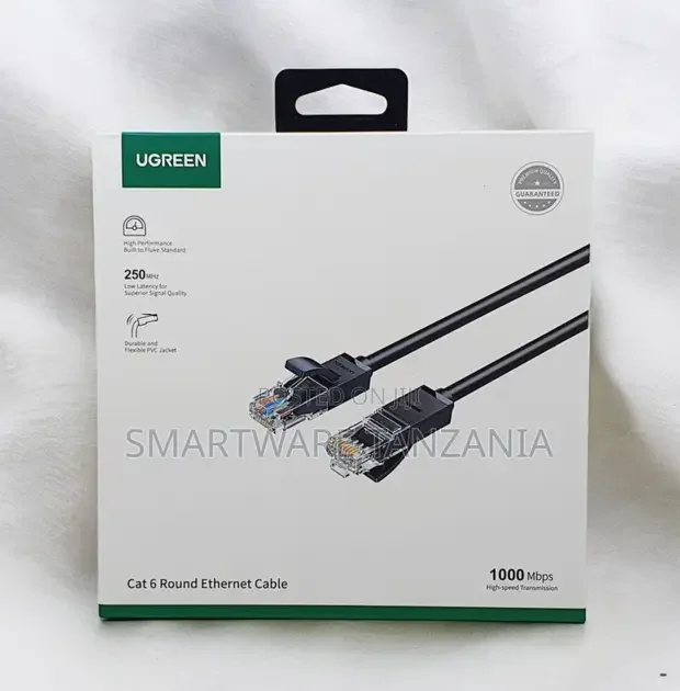 Ugreen Cat6 Round Ethernet Cable 1gbps - Buy in Dar es Salaam, Tanzania | Smartware