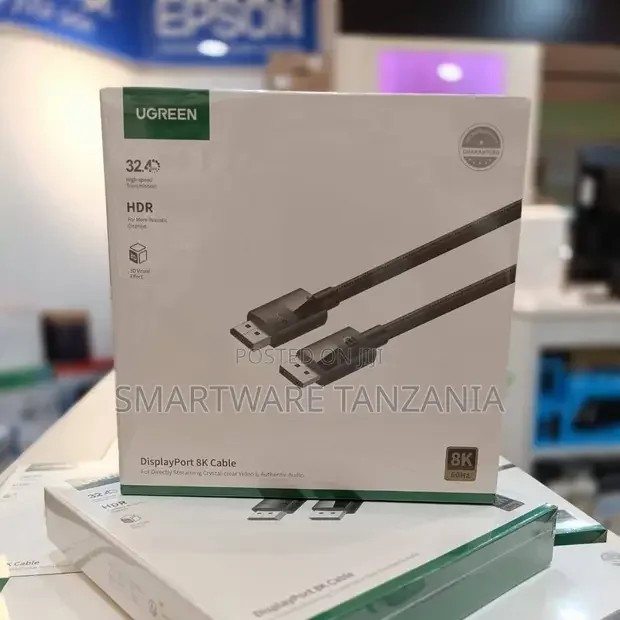 Ugreen Displayport Cable 60hz HDR 32.4gbps High Speed Braided