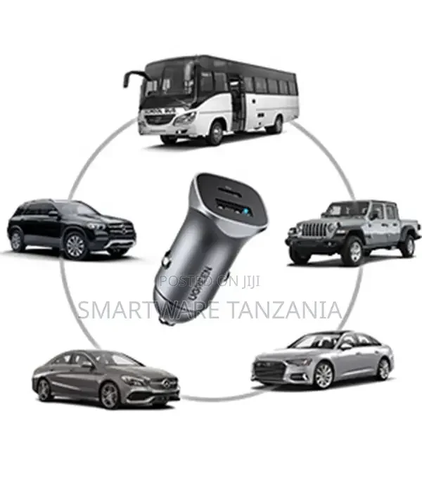 UGREEN Dual USB Car Charger Space Grey - Buy in Dar es Salaam, Tanzania | Smartware