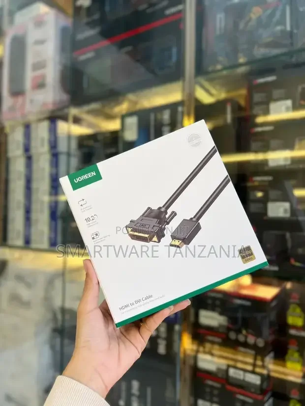 Ugreen DVI Male to HDMI Female Cable Data Transfer 1080p - Buy in Dar es Salaam, Tanzania | Smartware
