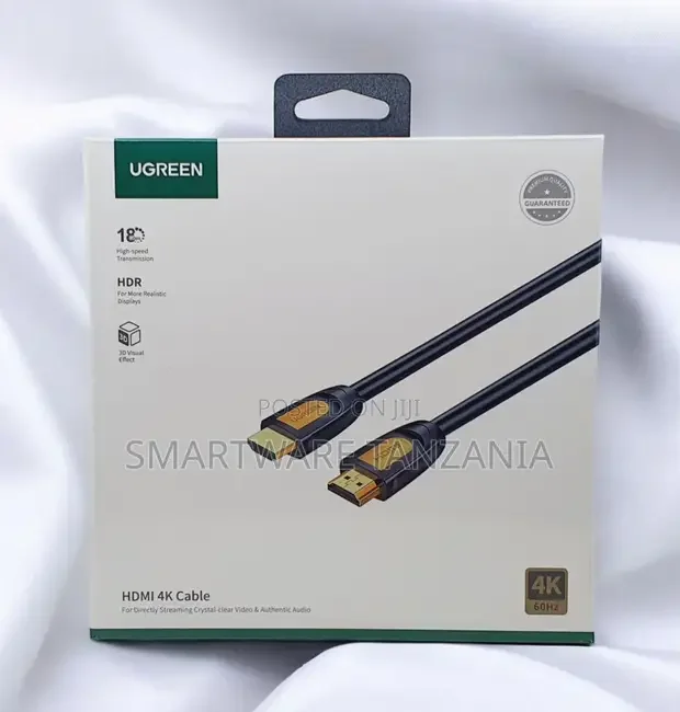 Ugreen HDMI 60Hz Cable 18Gbps HDR 3D - Buy in Dar es Salaam, Tanzania | Smartware