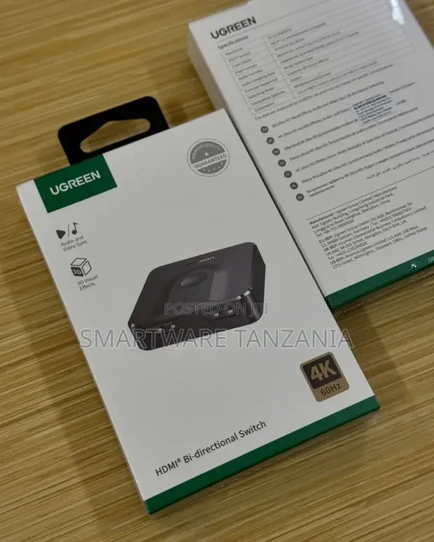 Ugreen HDMI Splitter 2 In 1 Out for TV, Xiaomi, Xbox Series X - Buy in Dar es Salaam, Tanzania | Smartware