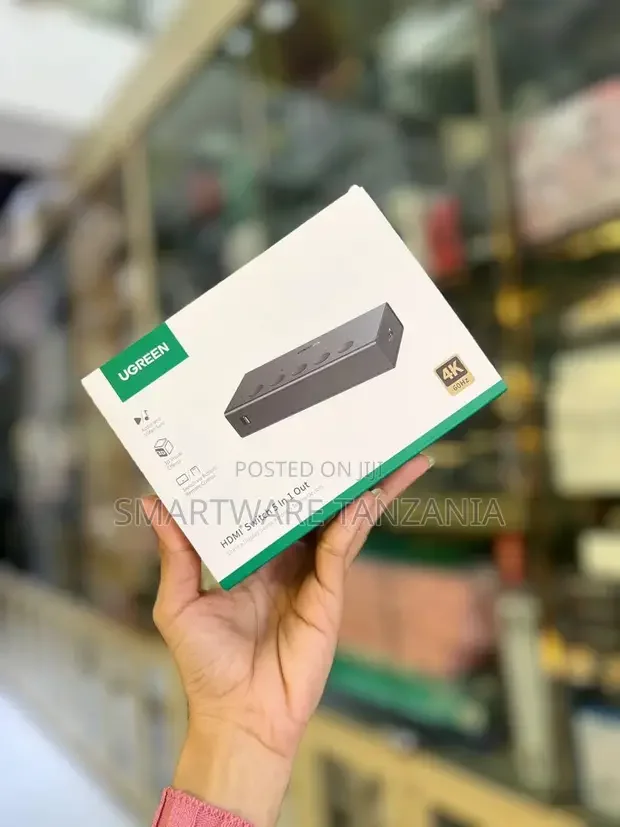 Ugreen HDMI Switch 5 In 1 Out at 60Hz Splitter - Buy in Dar es Salaam, Tanzania | Smartware