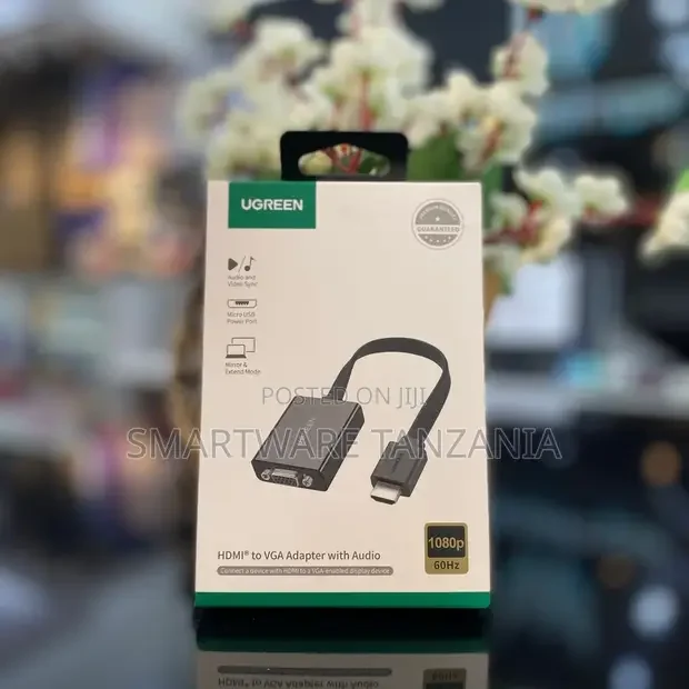 Ugreen Hdmi to Vga Adapter 1080p 60hz With Audio and Usb Power