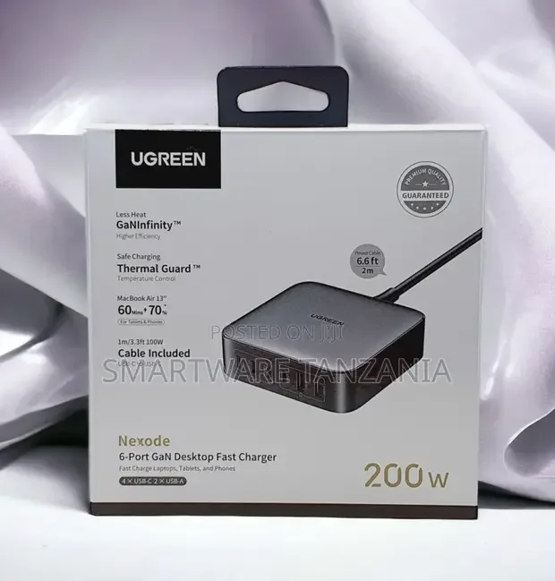 Ugreen Nexode 200W GaN 6-Port Desktop Fast Charger - Buy in Dar es Salaam, Tanzania | Smartware