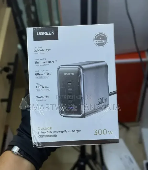 Ugreen Nexode 300W 5-Port GaN Desktop Fast Charger - Buy in Dar es Salaam, Tanzania | Smartware