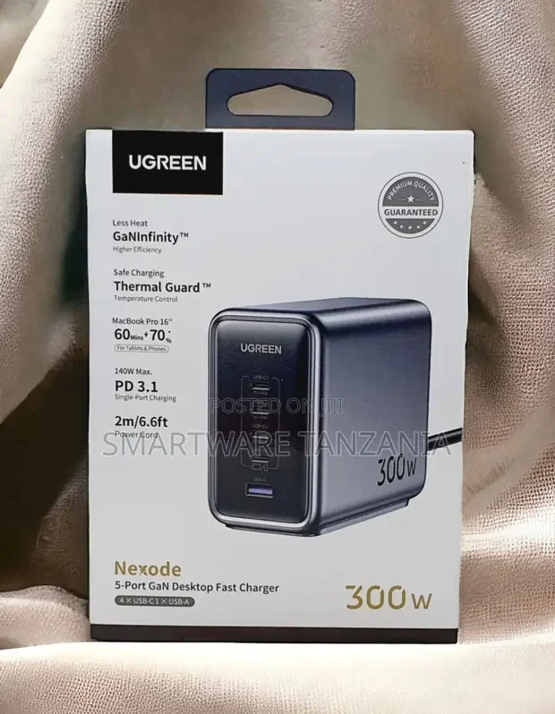 Ugreen Nexode 5-Port Gan Desktop Fast Charger 300W - Buy in Dar es Salaam, Tanzania | Smartware