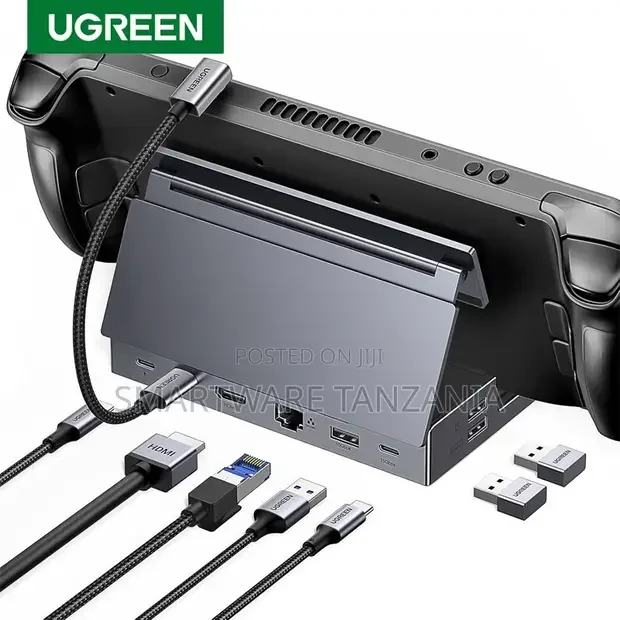 Ugreen Steam Deck Dock 9 in 1 Usb C 60hz Hdmi Rj45 10gbps Foldable