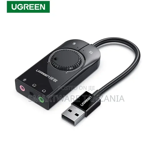 UGREEN USB Sound Card with Volume Control - Buy in Dar es Salaam, Tanzania | Smartware
