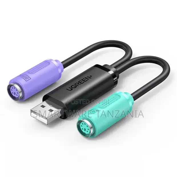 Ugreen USB to PS2 Adapter - Dual 1 in 2 Out Keyboard and Mouse Hub - Buy in Dar es Salaam, Tanzania | Smartware