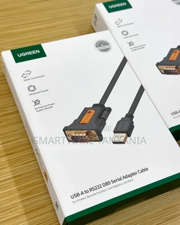 Ugreen USB to RS232 Com Port Serial PDA 9 DB9 Pin Cable - Buy in Dar es Salaam, Tanzania | Smartware