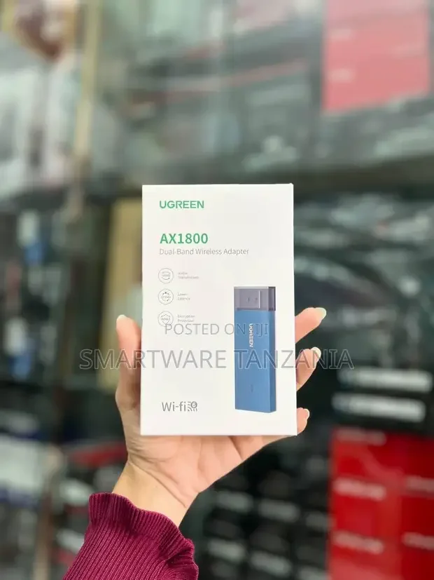 Ugreen USB Wifi 2.4G 5GHz Dual Band Portable Wifi 6 Adapter - Buy in Dar es Salaam, Tanzania | Smartware