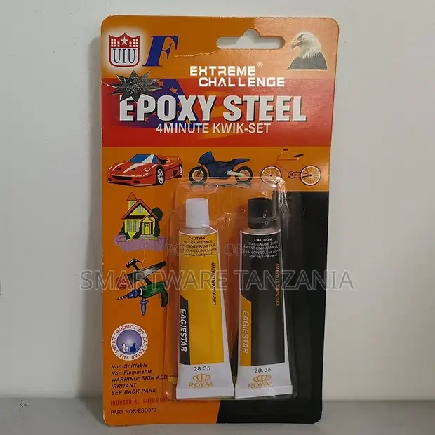 Uiu Epoxy Steel 4 Minute Kwik-set Ab Adhesive - Buy in Dar es Salaam, Tanzania | Smartware