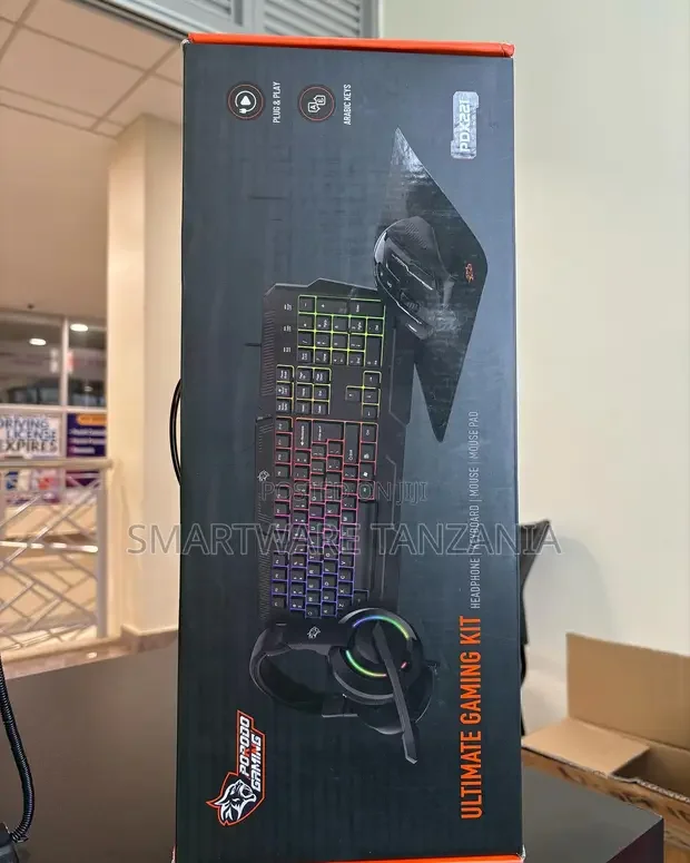 Ultimate Gaming Kit RGB Keyboard Mouse Headphone Mousepad Combo - Buy in Dar es Salaam, Tanzania | Smartware