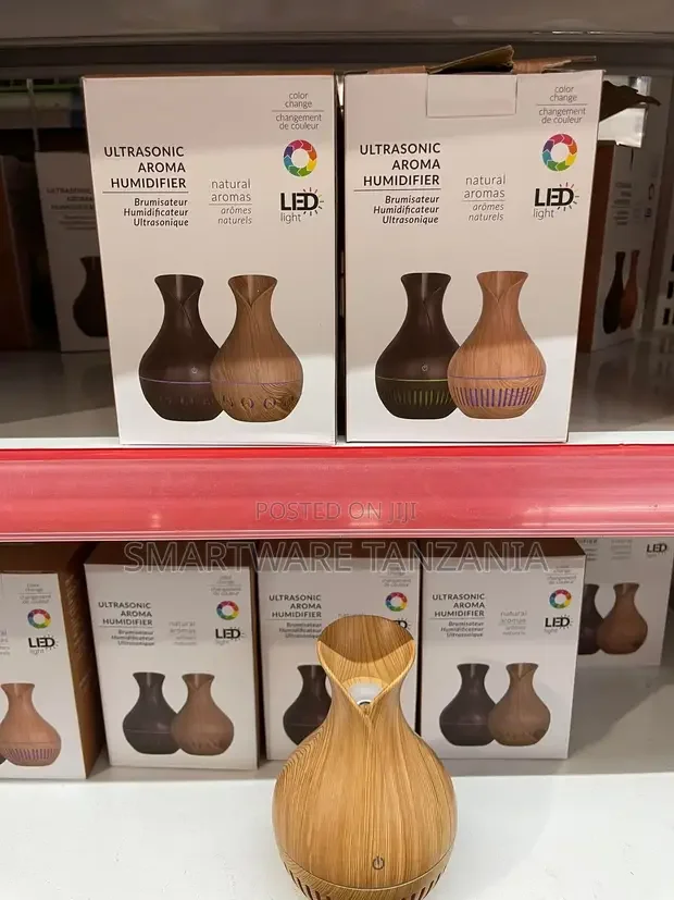 Ultrasonic Wood Grain Humidifier Electric Oil Diffuser - Buy in Dar es Salaam, Tanzania | Smartware