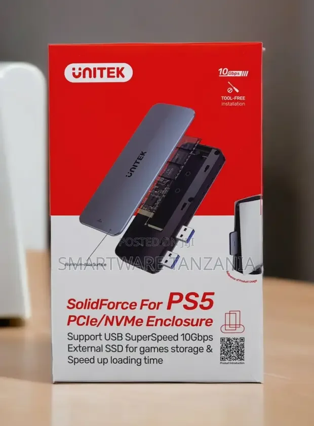 Unitek SolidForce PS5 PCIe NVMe SSD Enclosure - Buy in Dar es Salaam, Tanzania | Smartware